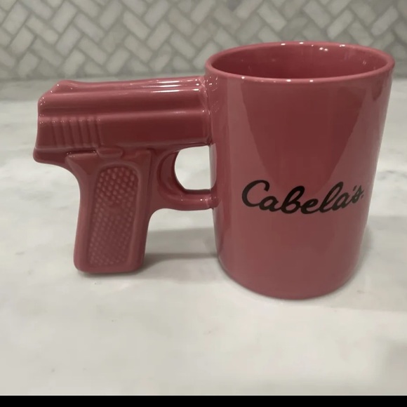 Cabela's Kitchen Cabelas Pink Pistol Grip Coffee Mug Ceramic Cup